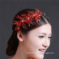 MYLOVE chinese style red crystal hair accessory bridal wear MLF083